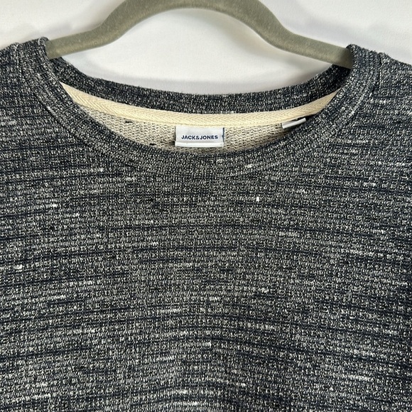 Jack & Jones Navy Blue Knit Sweater - Picture 2 of 8